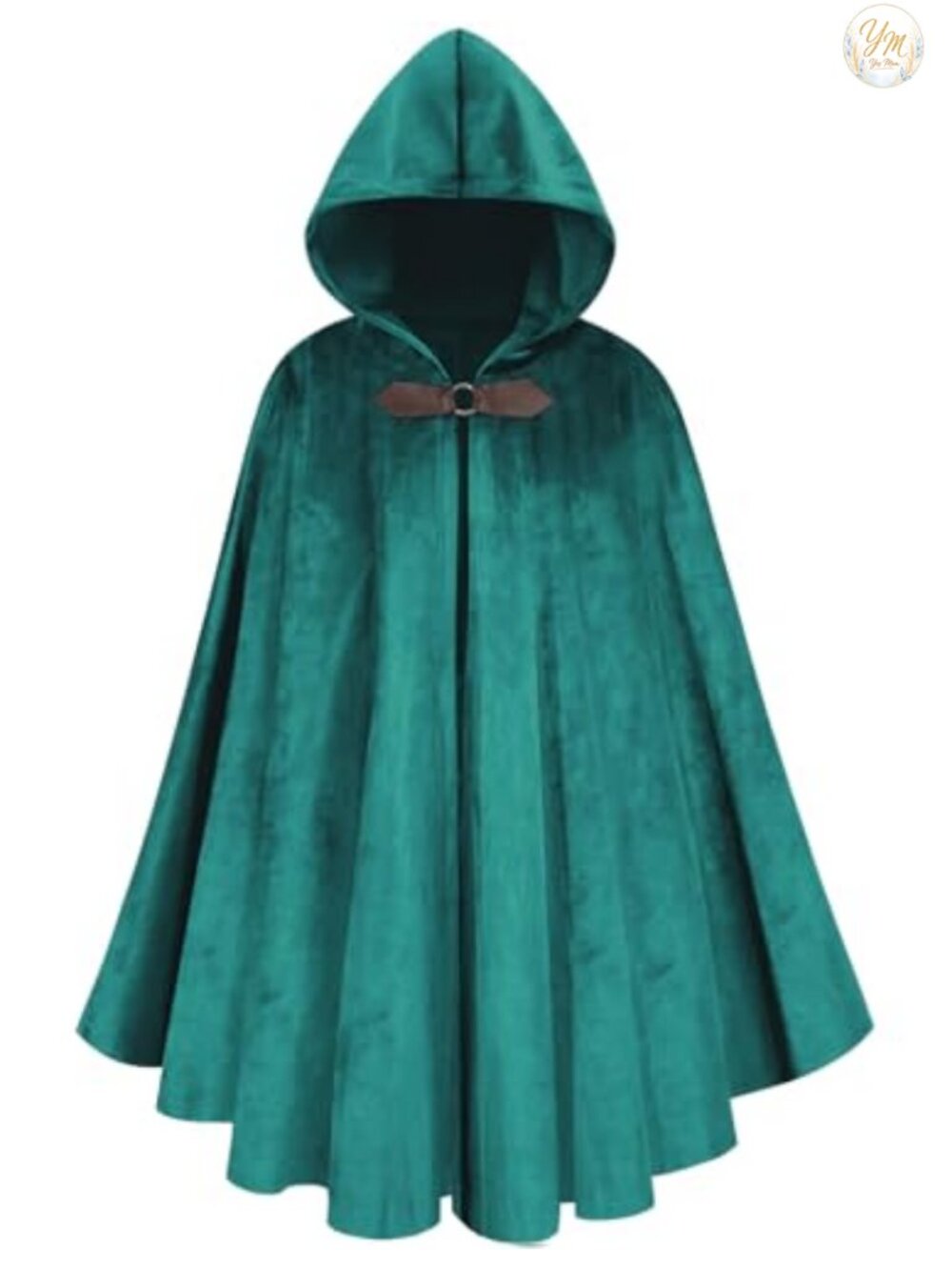 Medieval Hooded Cape Renaissance Cloak Polyester Costume